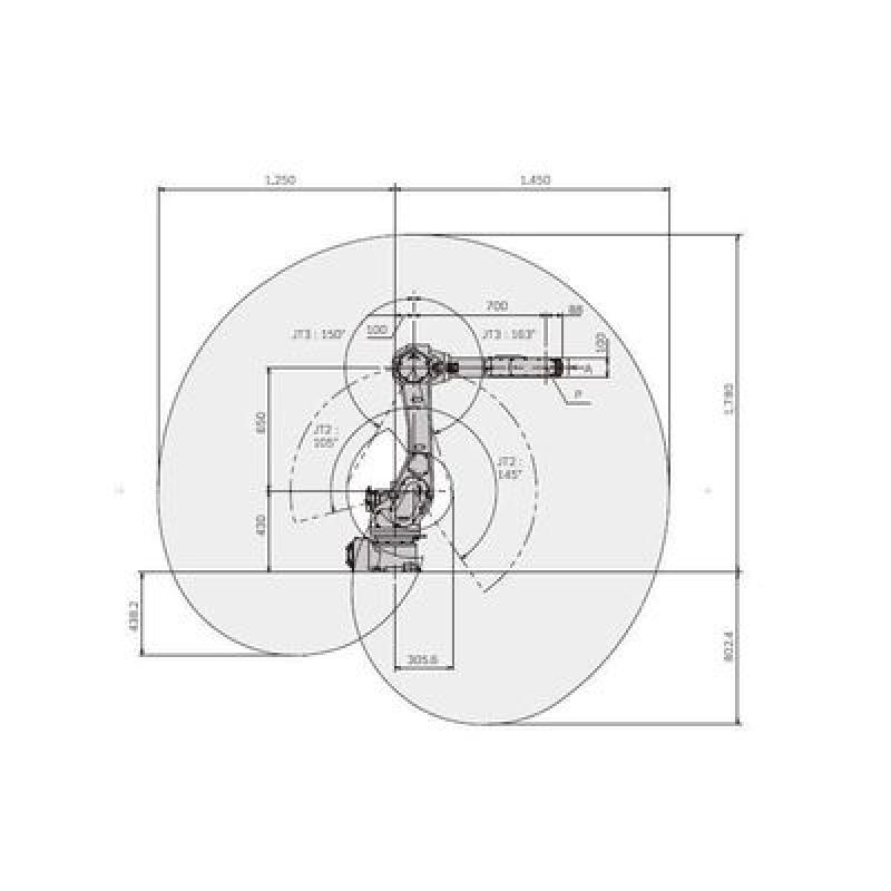 Kawasaki RS010N 6 Axis Robotic Arm With CNGBS Welding Positioner For Welding Robot