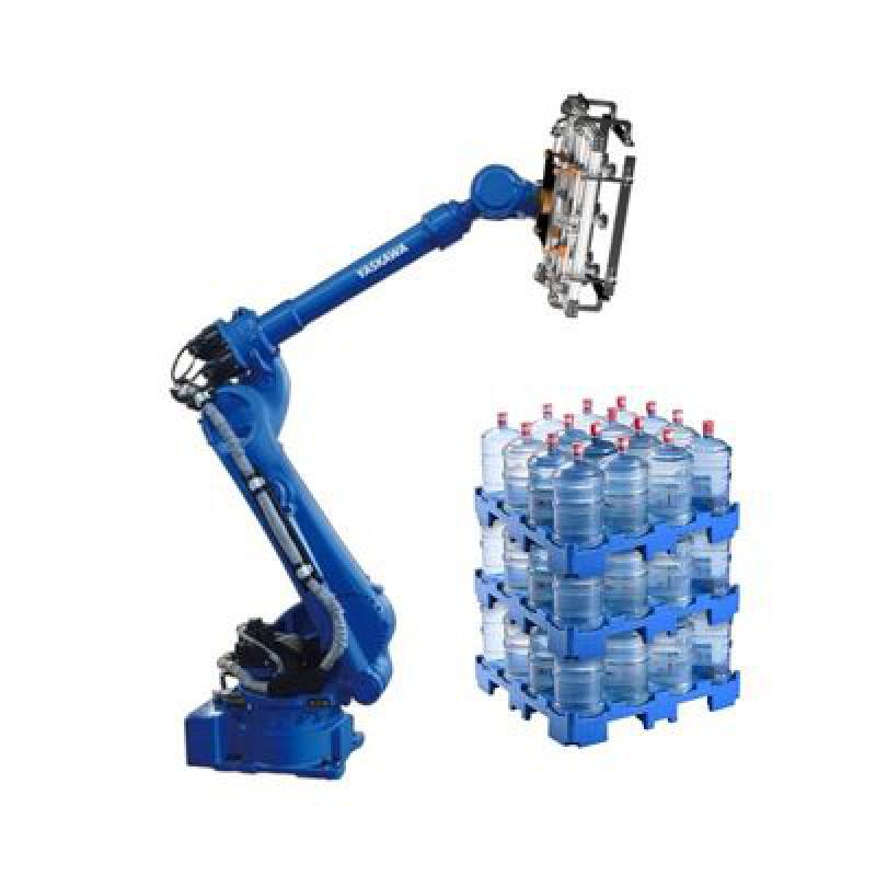 Chinese Robot Guide Rail And Packaging Palletizing Robots Yaskawa GP180-120 6 Axis Industrial Robot Arm