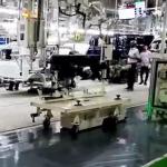Shelf Pallet Robot Magnetic Navigation Lurking Tractor Robot Material 500kg AGV Robot For Electronic Appliances And Automotive