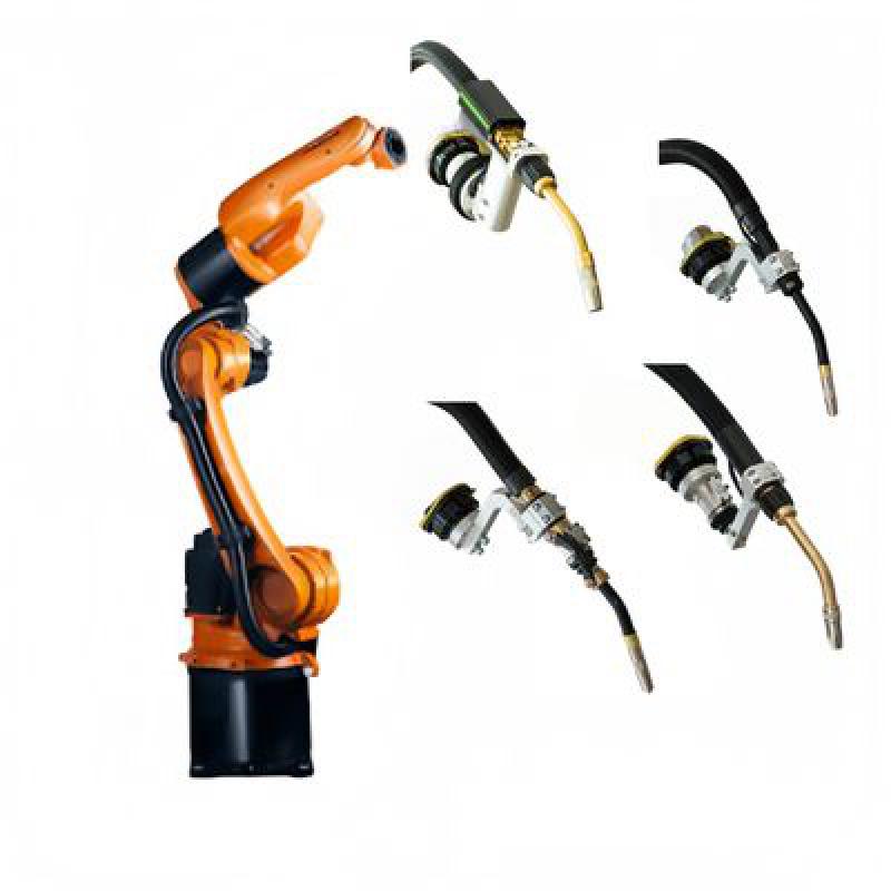 Robotic Welding Equipment Kuka Arc Welding Robot Welding Torch Cleaning Station MIG Air Water Cooled Welding Torch