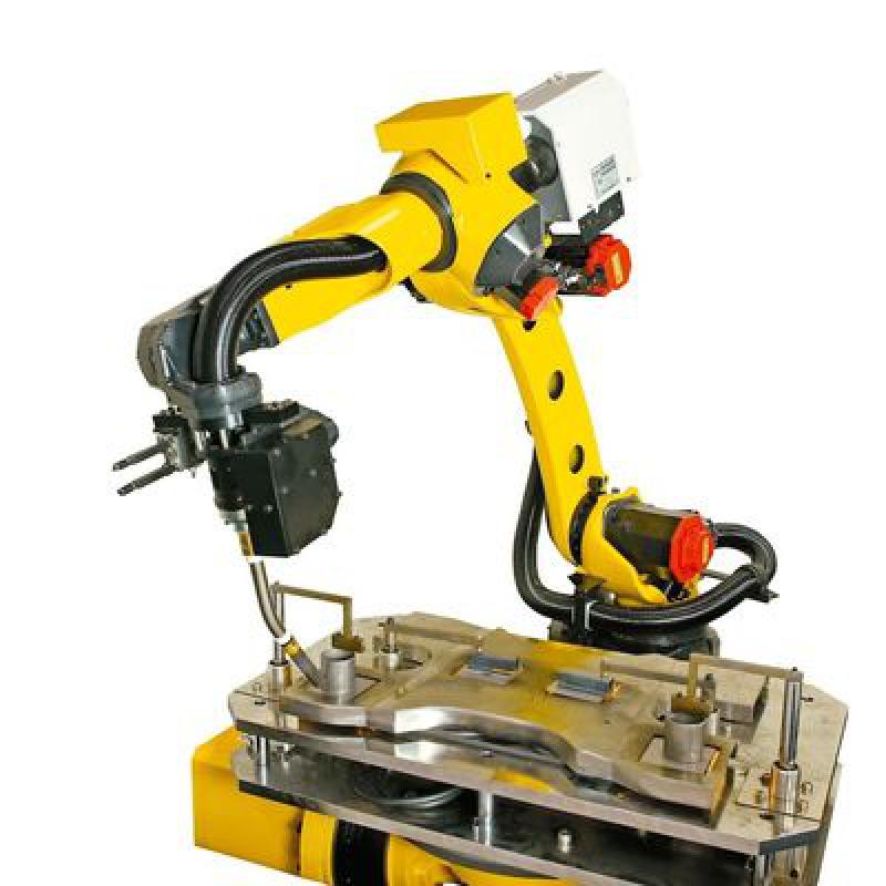 FANUC R-0iB 6 Axis Industrial Arc Welding Robotic Arm Steel Pipe Welding Automobile Steel Plant With Welding Machine