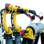 FANUC R-0iB 6 Axis Industrial Arc Welding Robotic Arm Steel Pipe Welding Automobile Steel Plant With Welding Machine