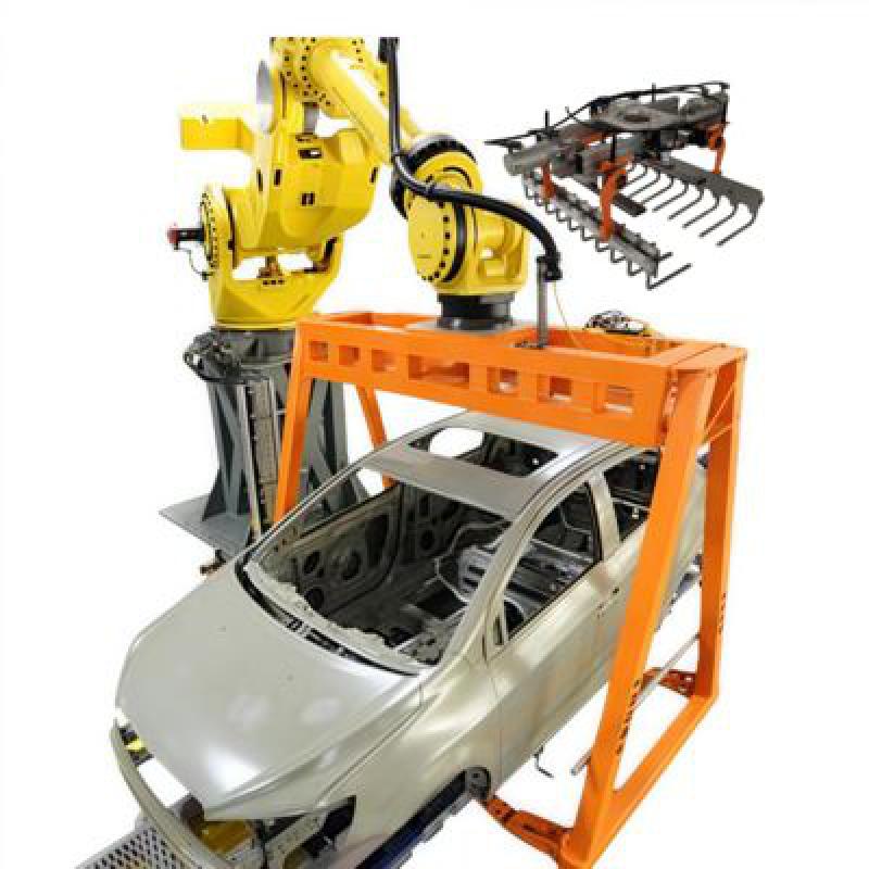 Customized Robot Gripper Fanuc M-2000iA/1200 Payload 1200kg Heavy 6 Axis Material Handling Palletizing Industrial Robotic Arm
