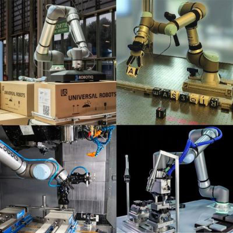Universal Robots UR7e 7.5kg Payload 850mm Reach Collaborative Robot Cobot SMC Robotic Electric Actuator Slider Robotic Gripper