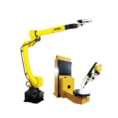 Reach 2032mm Payload 8kg 6 Axis Arc Welding Robotic Arm and Customized China Welding Robot Cleaning Station Positioner Torch