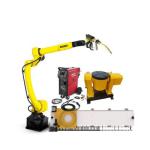 Reach 2032mm Payload 8kg 6 Axis Arc Welding Robotic Arm and Customized China Welding Robot Cleaning Station Positioner Torch