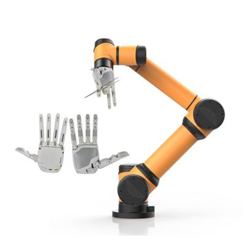 AUBO I5 Pick and Place Cobot Robotic Arm Lab Automation Robot Arm Flexible Grasping Industrial-Grade Humanoid Gripper