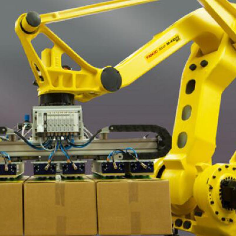 Accuracy 4 Axis Box and Bag Palletizing Robot Fanuc M-410iC/185 Material Handling Industrial Customized Robot Grippers