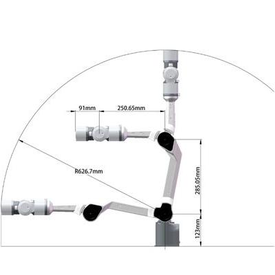 High Precision Agilex Robotics PIPER Automated Cobot Robot Arm 6 Axis Lightweight Collaborative Robot