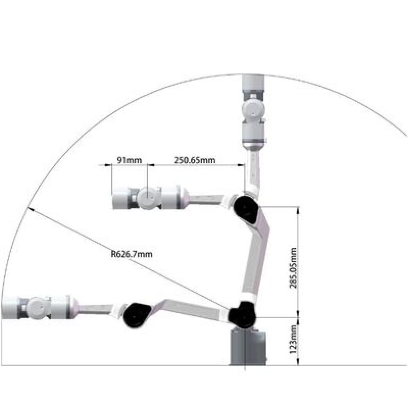 High Precision Agilex Robotics PIPER Automated Cobot Robot Arm 6 Axis Lightweight Collaborative Robot