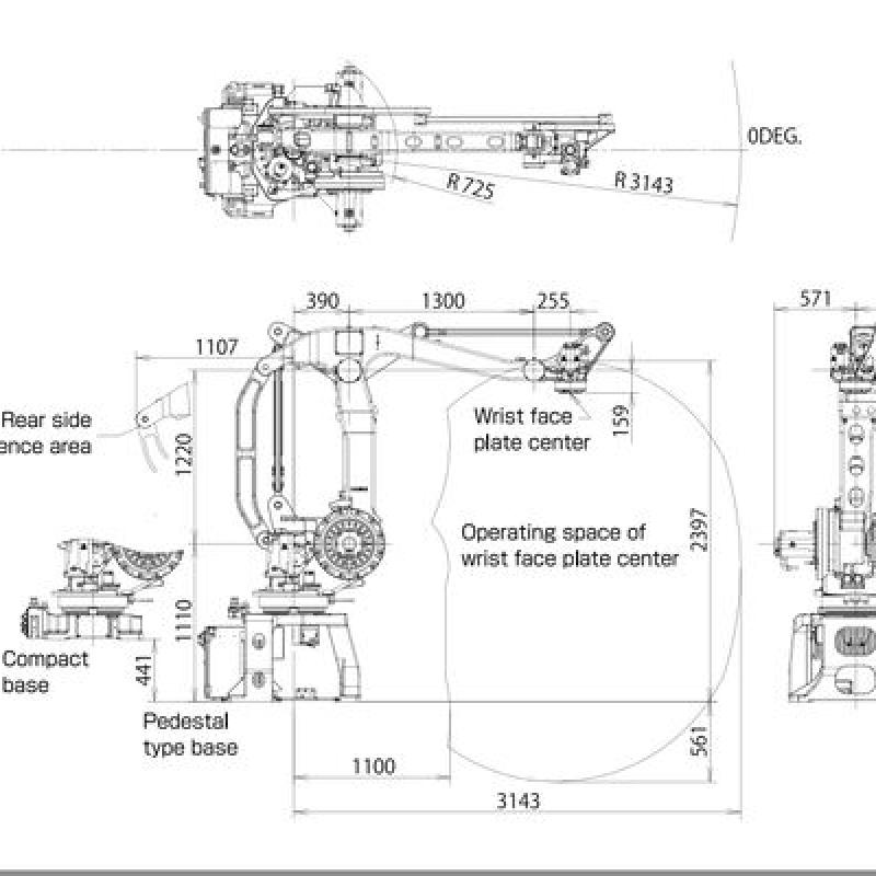 FANUC M-410iC/110 M-410iC/185 Industrial Manipulator Palletizing Robot Carton Bag Case Handling Automation