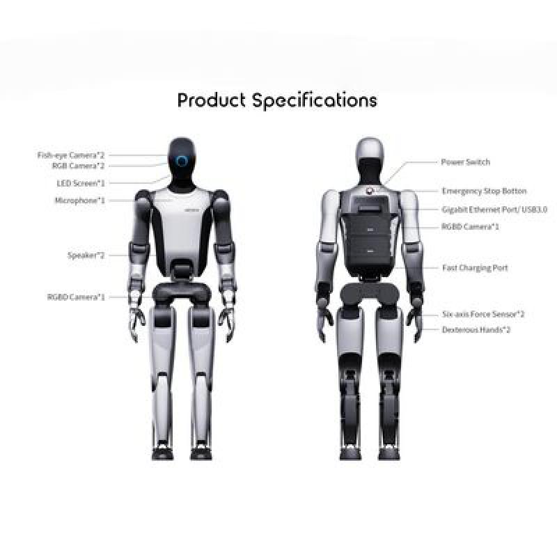UBTECH Walker S2 Humanoid Robot 52 DOF Autonomous Battery Swapping Robot