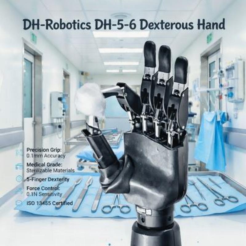 Five Finger Robot Gripper DH-Robotics DH-5-6 Multi Finger Robotic AI Robot Hand