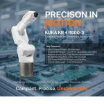 Robot Arm KUKA KR 4 R600-3 Reach 600mm KUKA 6 Axis Industrial Small Robot Pick and Place Robot